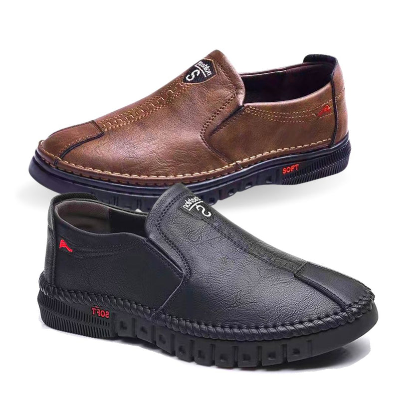 Mocassim Ortopédico de Couro Comfort - [COMPRE 1 LEVE 2] Oferta Apenas Hoje!